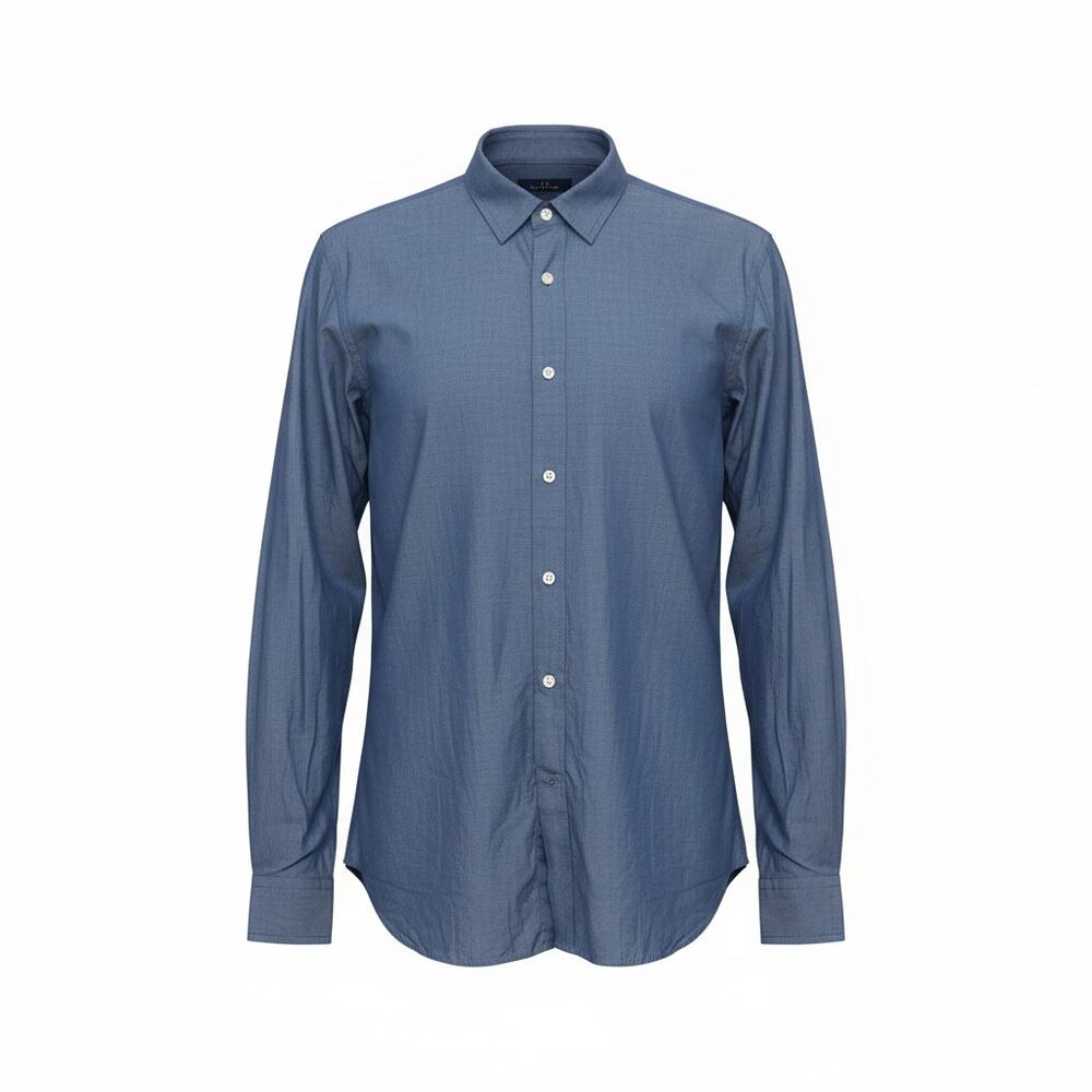Ben Sherman Mens 17 1/2 -34/35 XL Long Sleeve Button Up Shirt Men